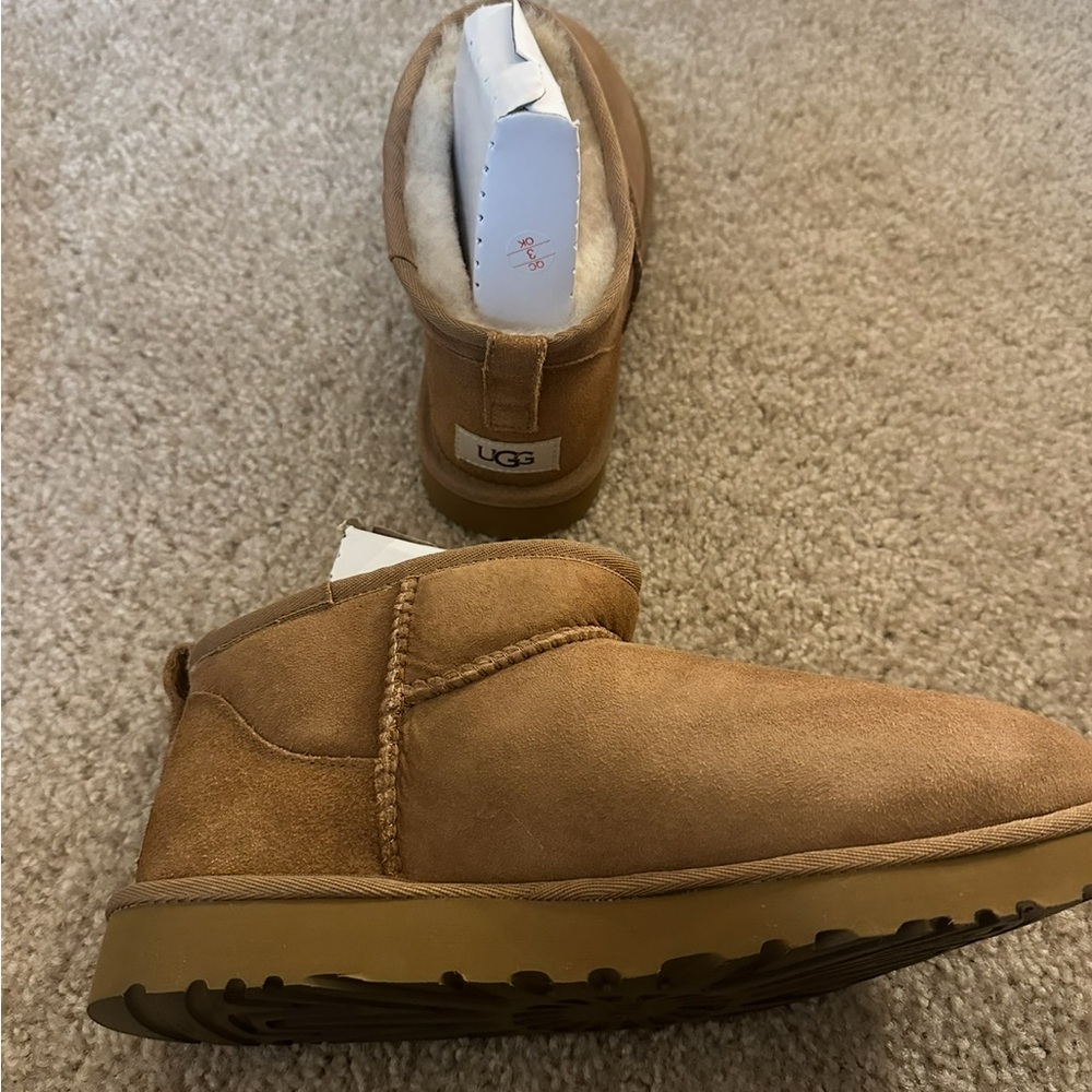 UGG classic ultra mini-chestnut